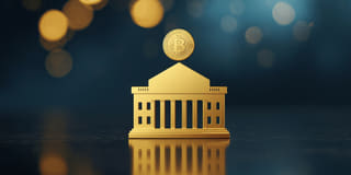 Zpravodajsky laděný obrázek zaměřený na institucionální zájem o krypto ETFs